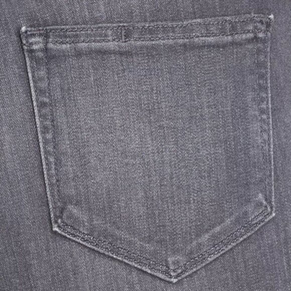 NWT PAIGE Hoxton Ankle High Rise Skinny Jeans 32 Stretch Denim Washed Grey Peaks - Picture 5 of 5